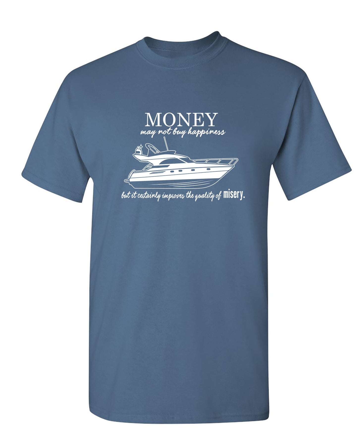 Money may not buy happiness
