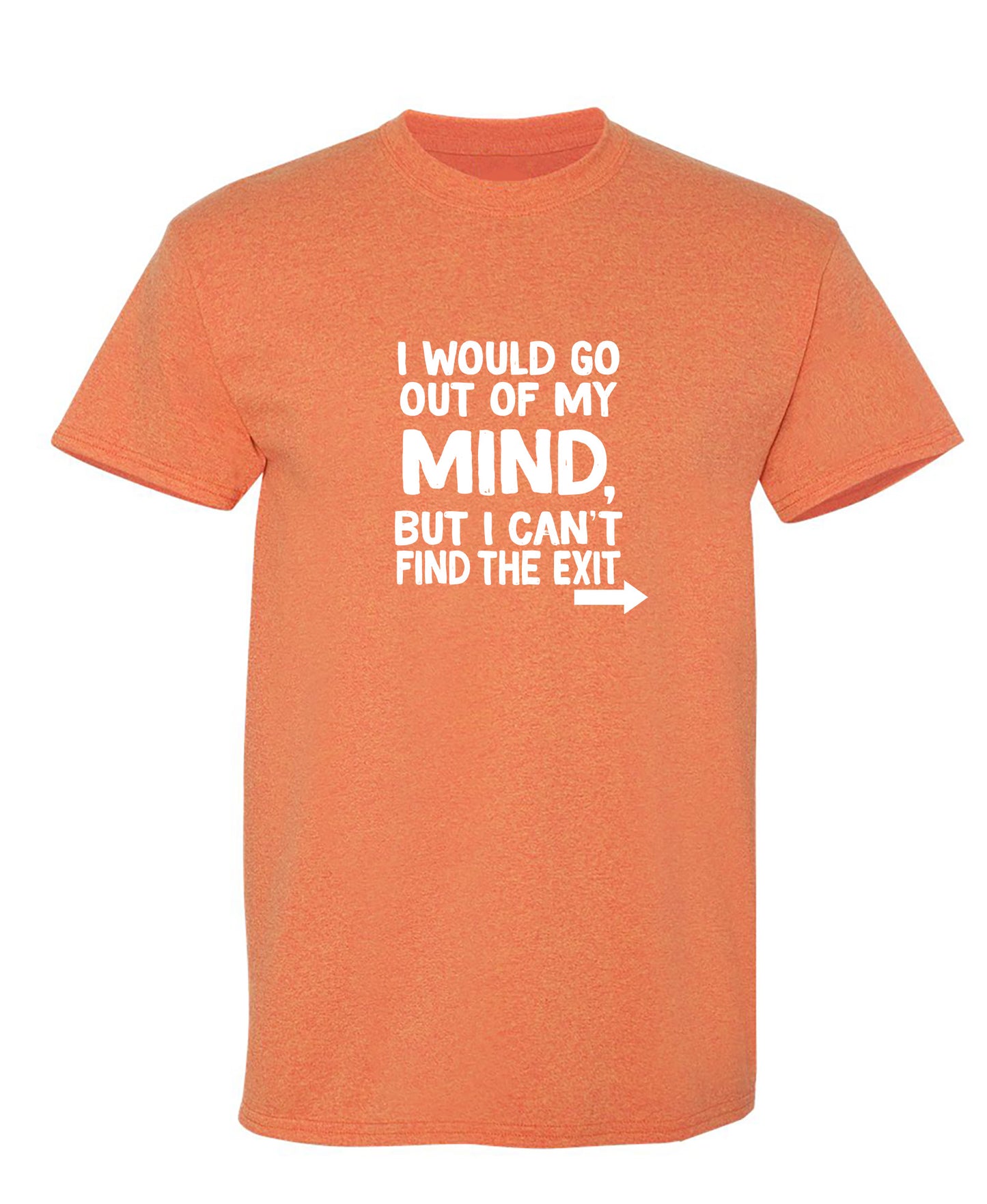 I would go out of my mind but I can't find the exit