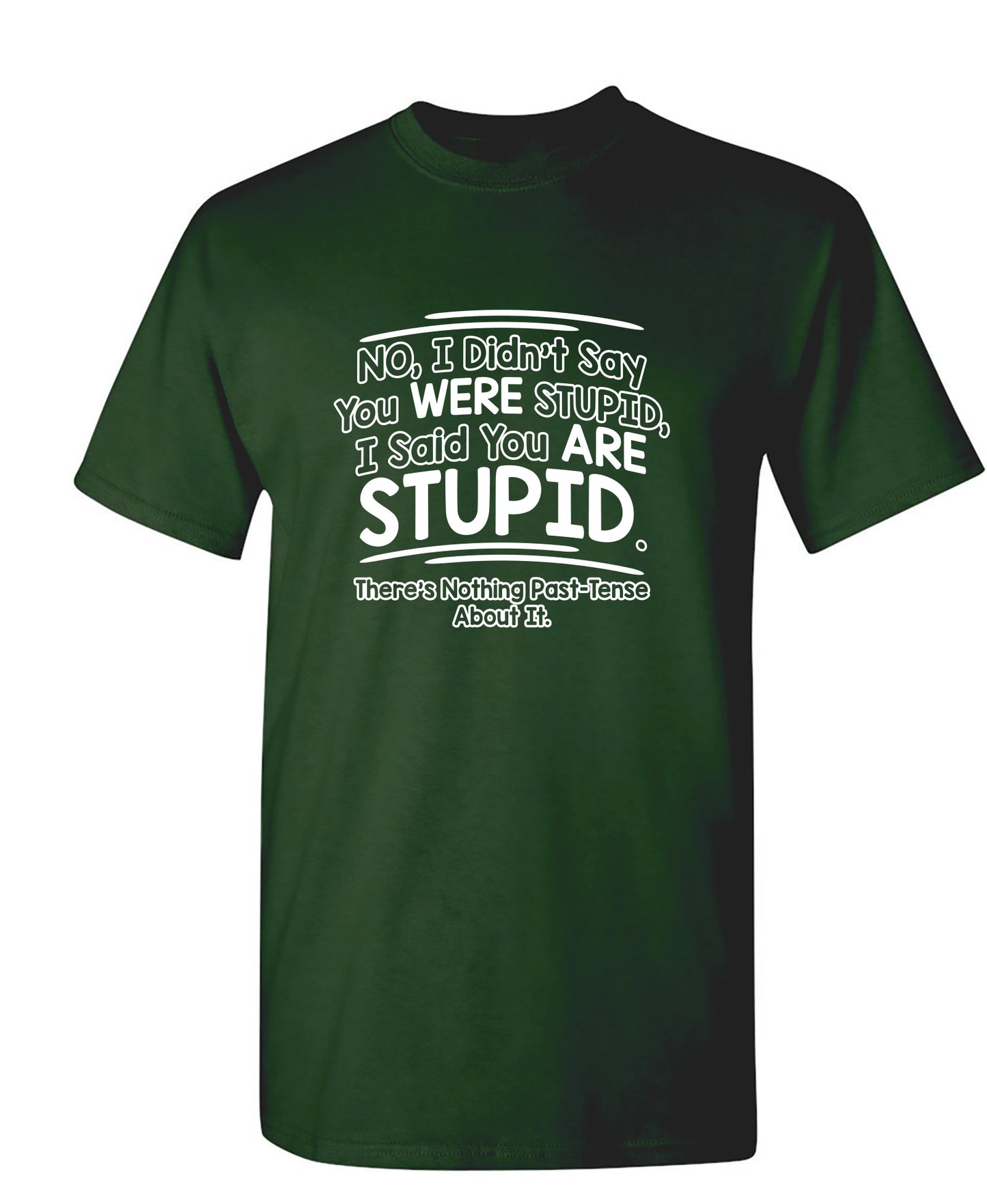 I Didn't Say You Were Stupid, I Said You Are Stupid