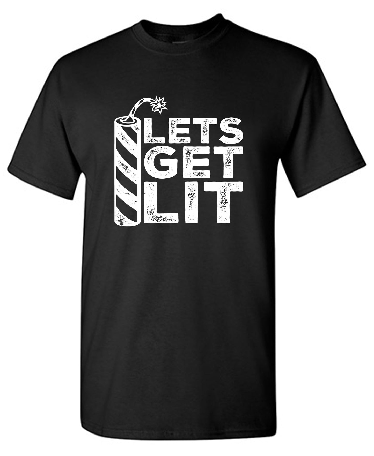 Lets Get Lit, Funny 4th of July Shirt