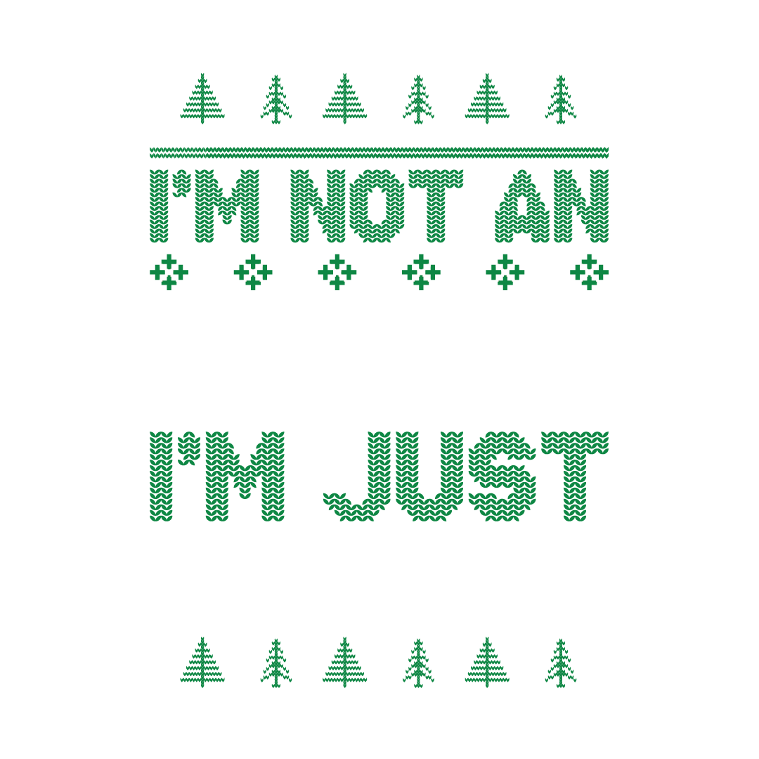 I'm not an Elf, I'm just Short Christmas Shirt