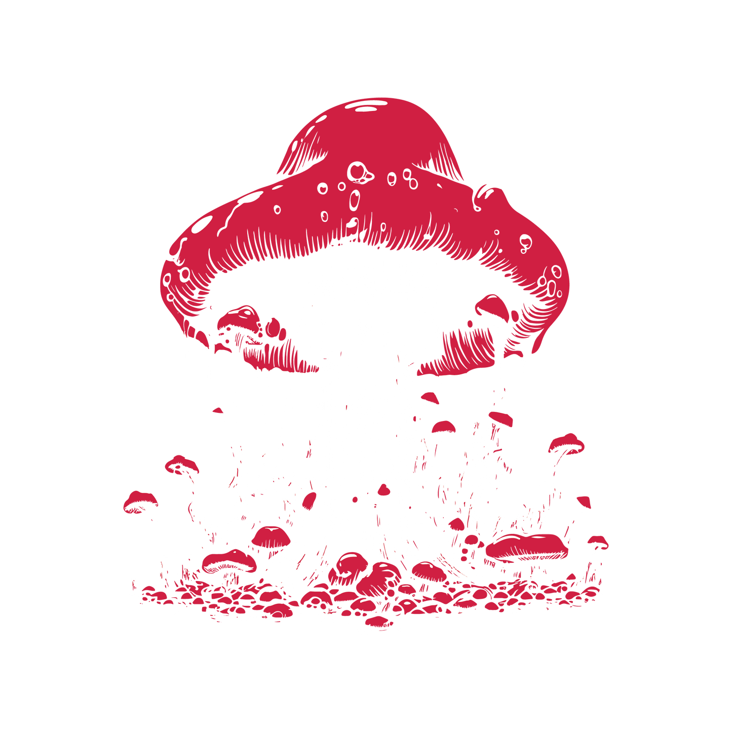 Schroom Skull T Shirt