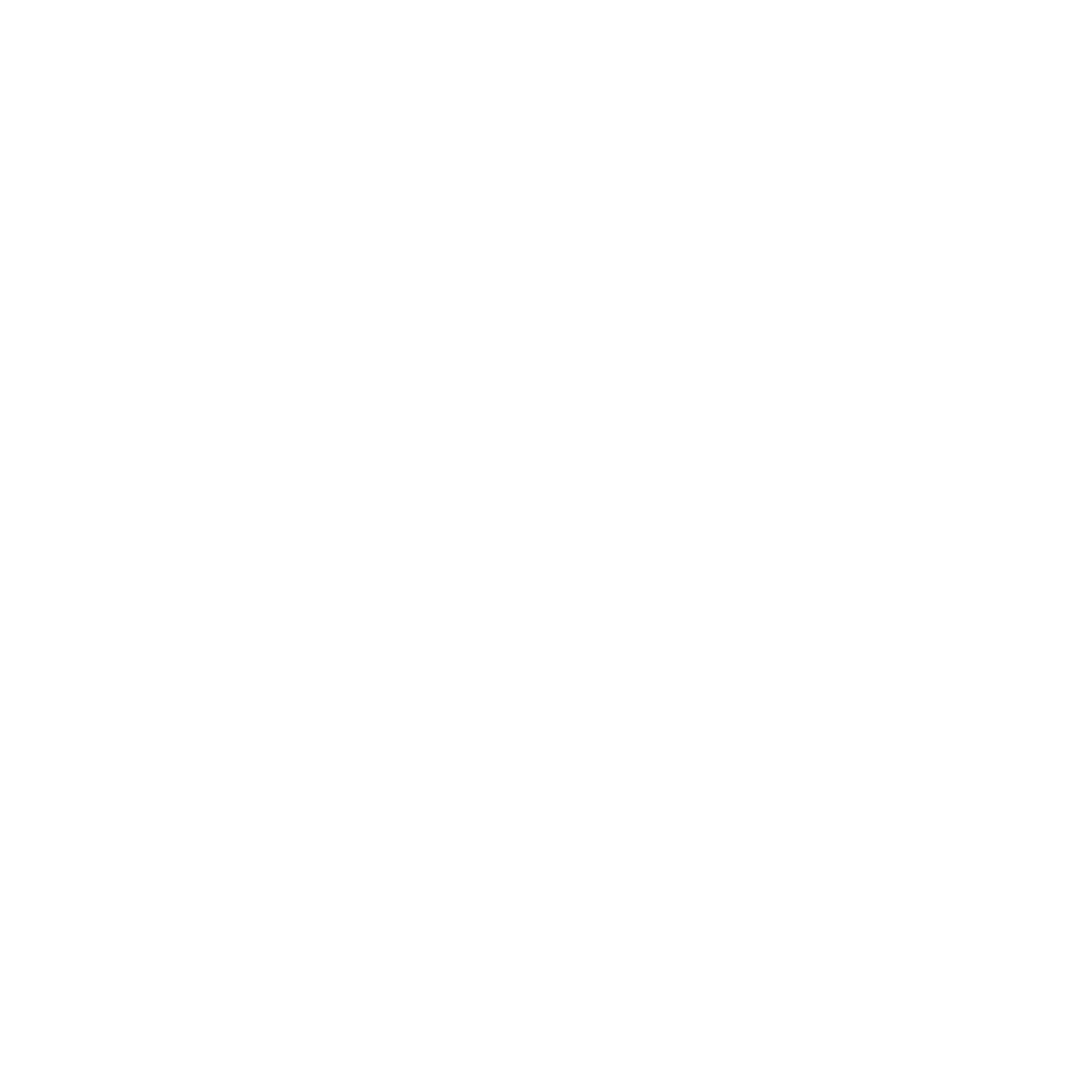 Inner Peace Begins with Three Words: Not my Problem Tee