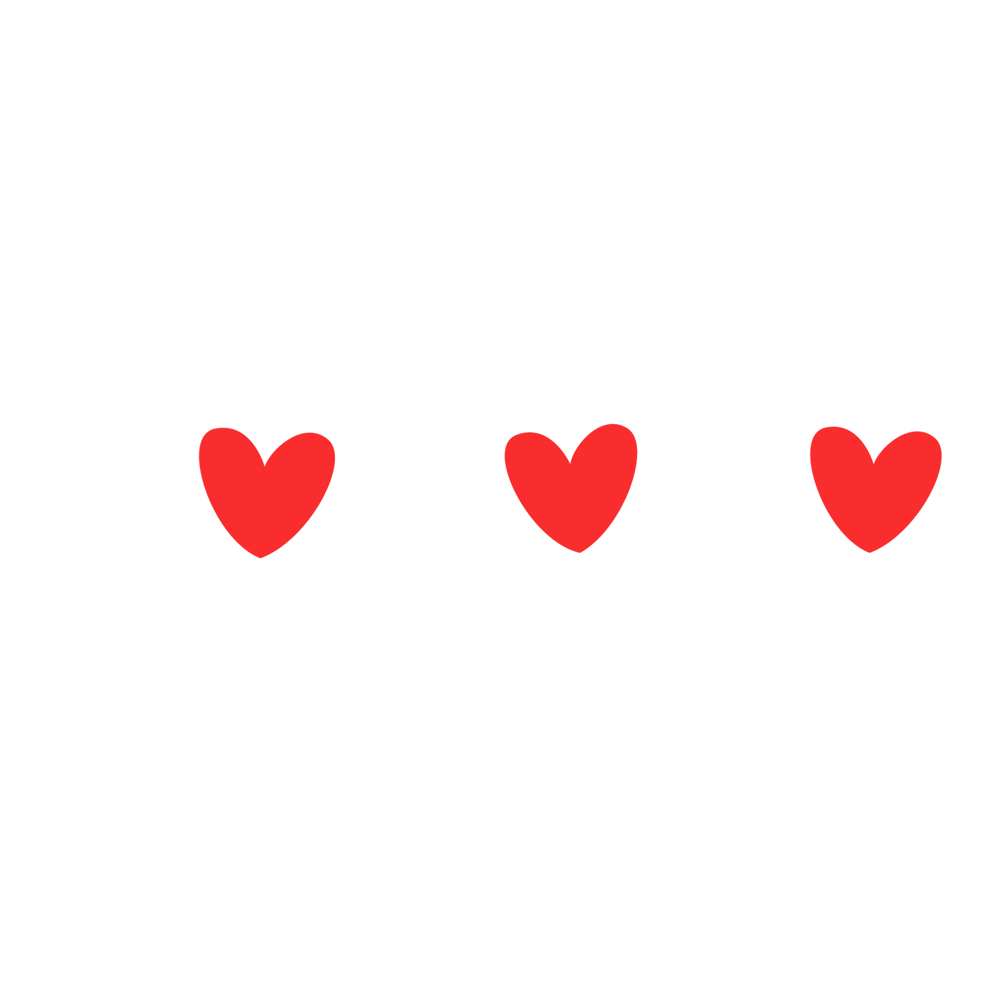 X heart X Tee Shirt