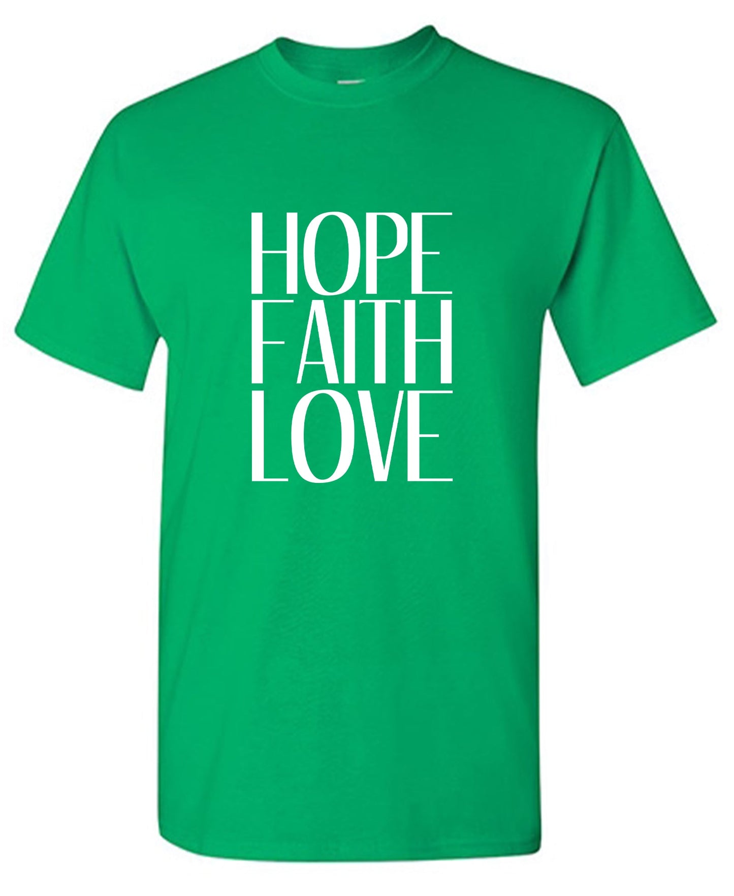 Hope Faith Love, Tee