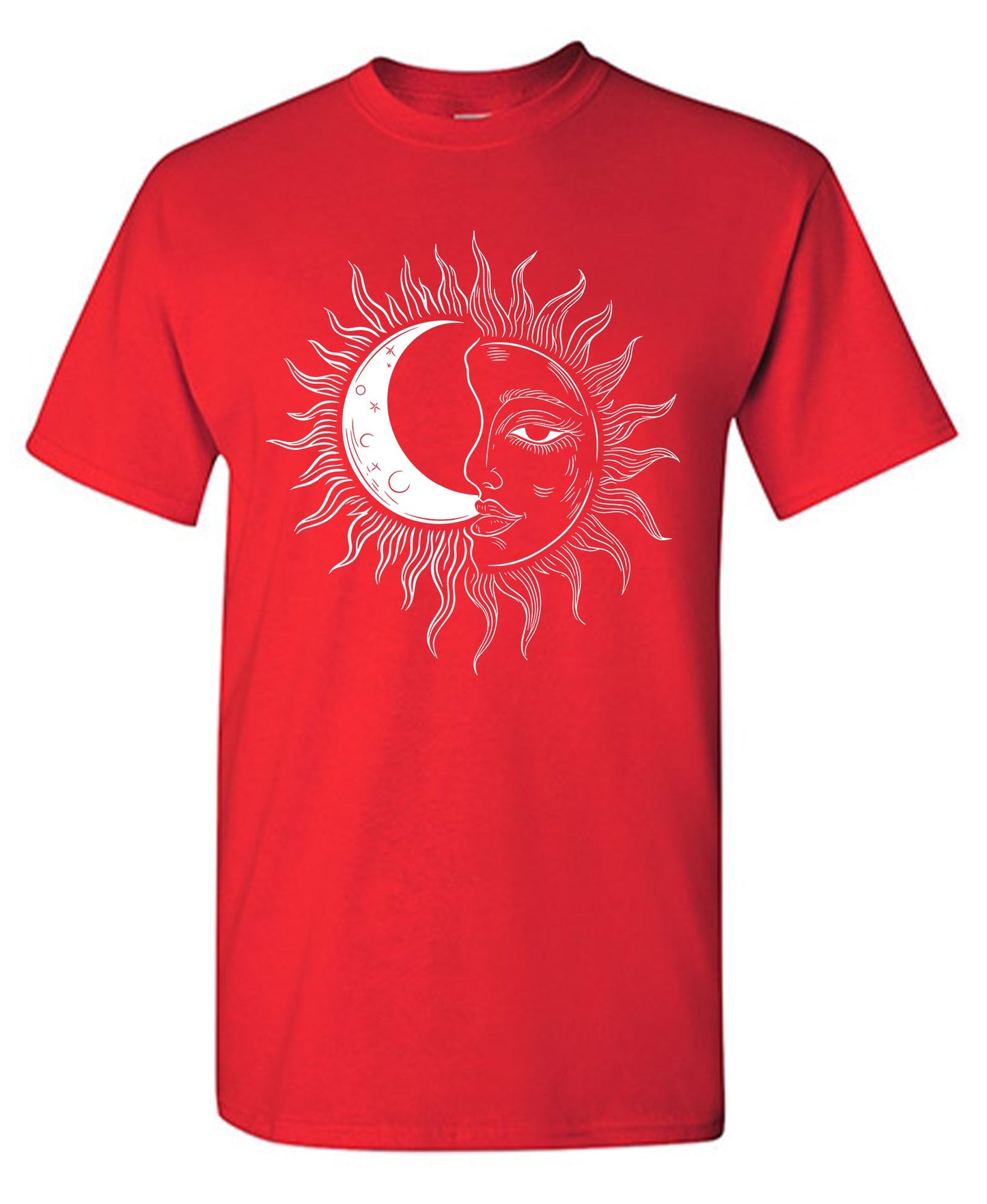 Moon and Sun Artistic Design T Shirt