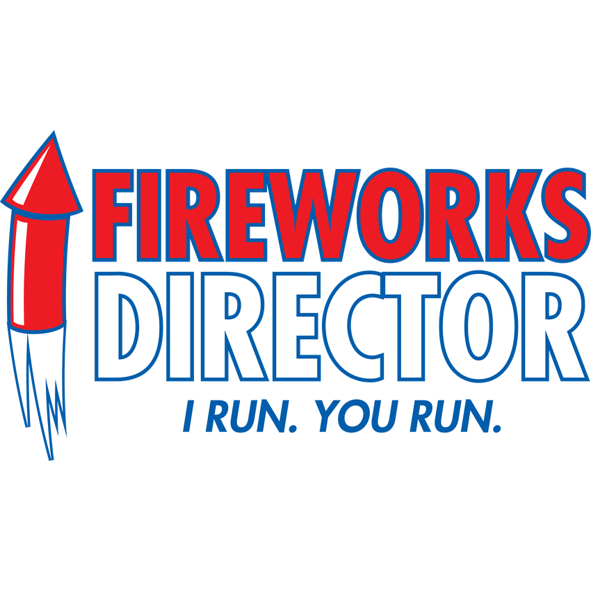 Funny T-Shirts design "Fireworks Director. I Run, You Run"
