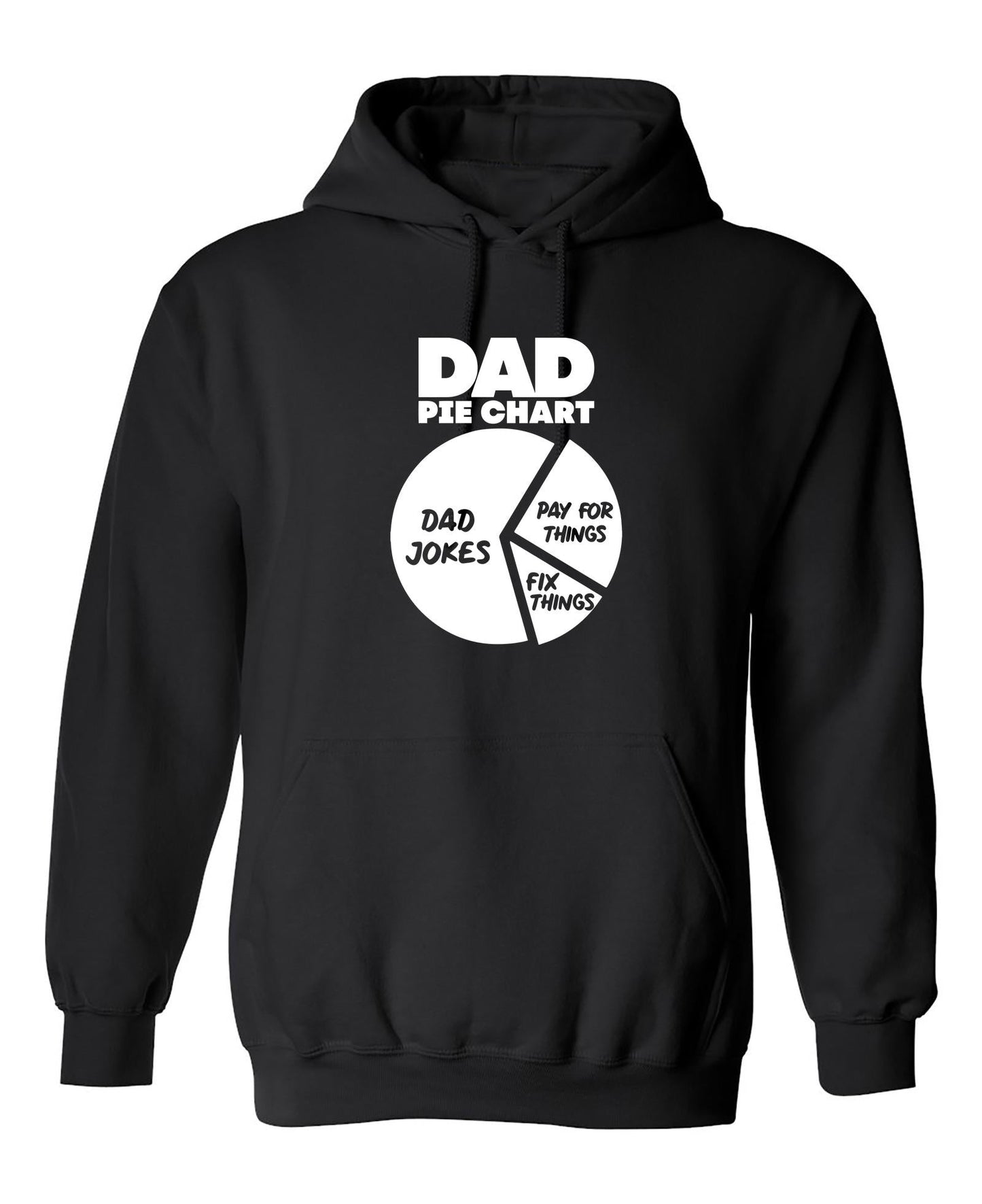 Funny T-Shirts design "Dad Pie Chart, Dad Jokes Funny Shirt"