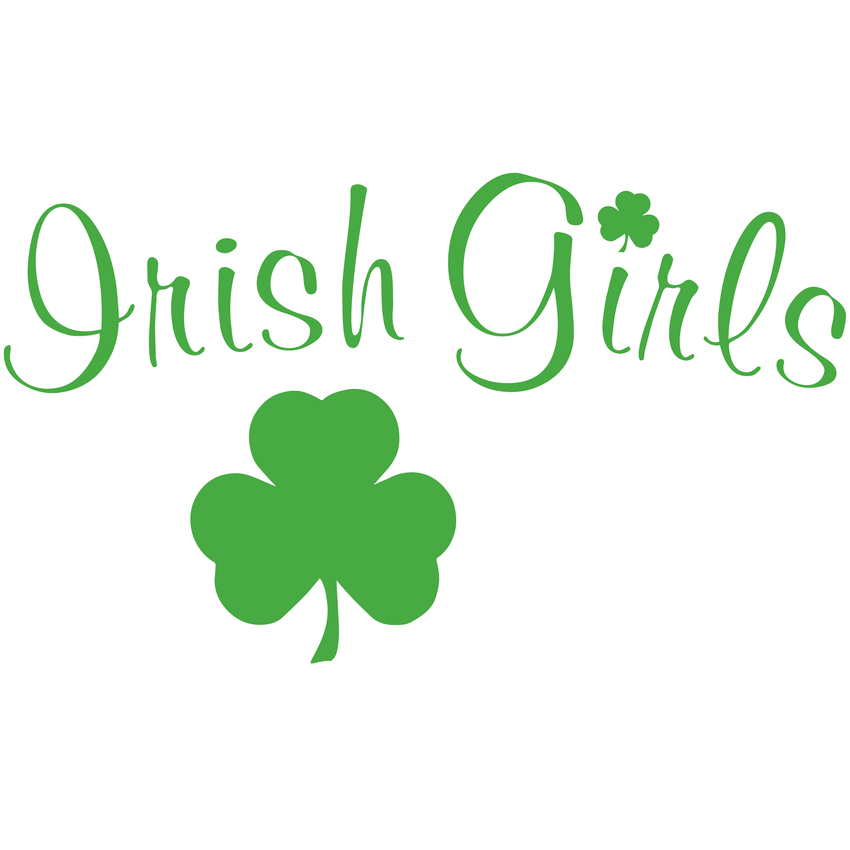 Funny T-Shirts design "Irish Girls Rock"