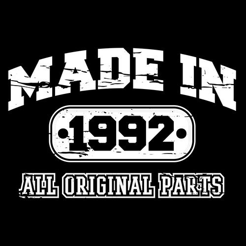 Made in 1992 All Original Parts T-shirts By Feelin Good.