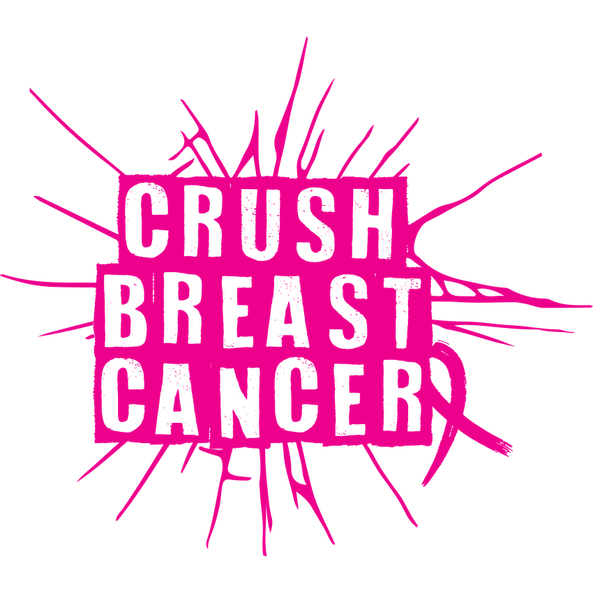 Funny T-Shirts design "Crush Breast Cancer, T Shirt"