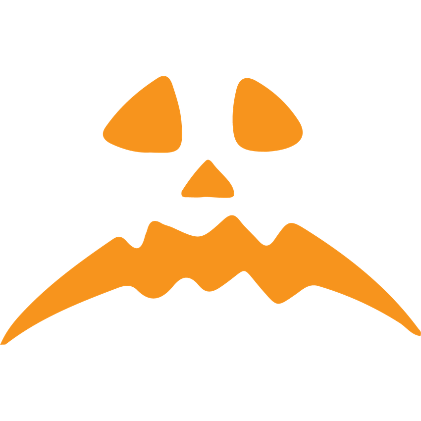 Funny T-Shirts design "Pumpkin Frown Tee"