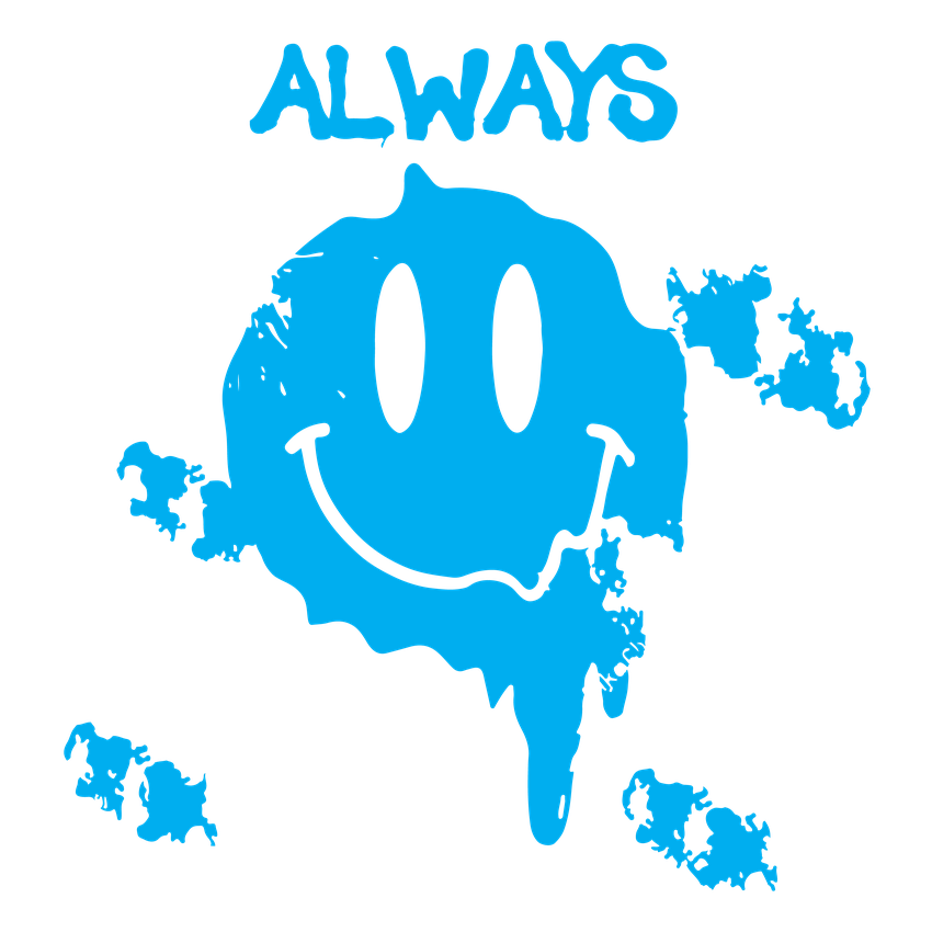 Funny T-Shirts design "Always Keep Smiling Graphic Tee"