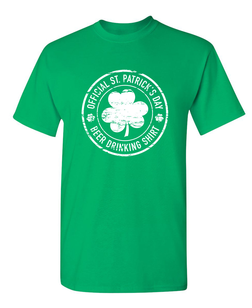 Official St. Patrick's Day Beer Drinking Shirt