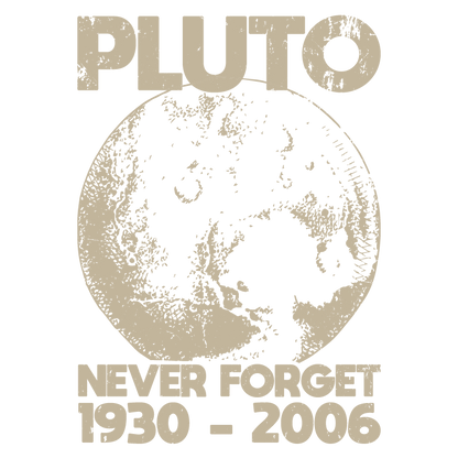 Pluto Never forget 1930 - 2006