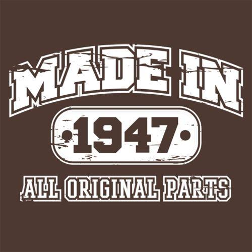 Made in 1947 All Original Parts - Roadkill T Shirts