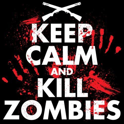 Keep Calm And Kill Zombies - Roadkill T Shirts