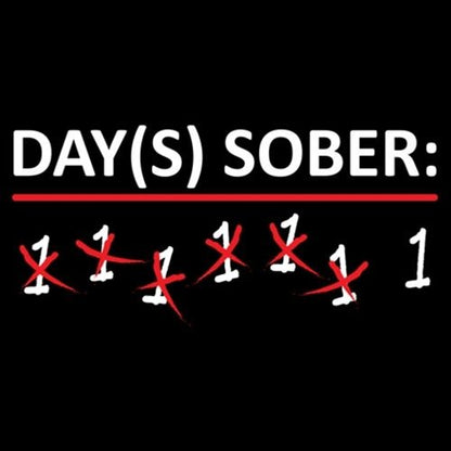Day(s) Sober T-Shirt | Funny Tees