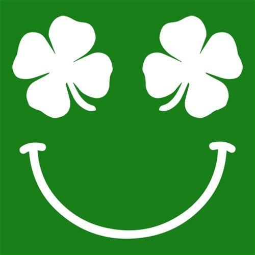 Clover Face T-Shirt | Funny Tees