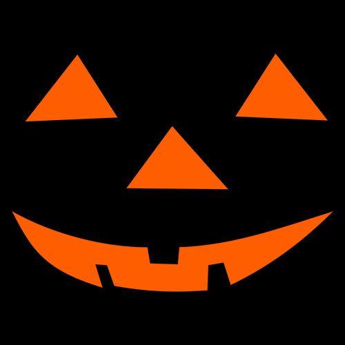 Triangle Pumpkin Emoticon T-Shirt