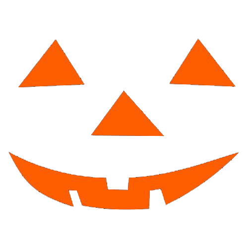 Triangle Pumpkin Emoticon Tees