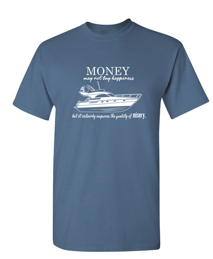 Money may not buy happiness