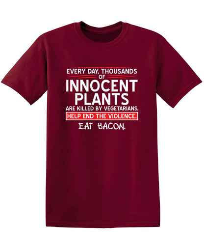 Every Day, Thousands Of Innocent Plants Are Killed By Vegetarians
