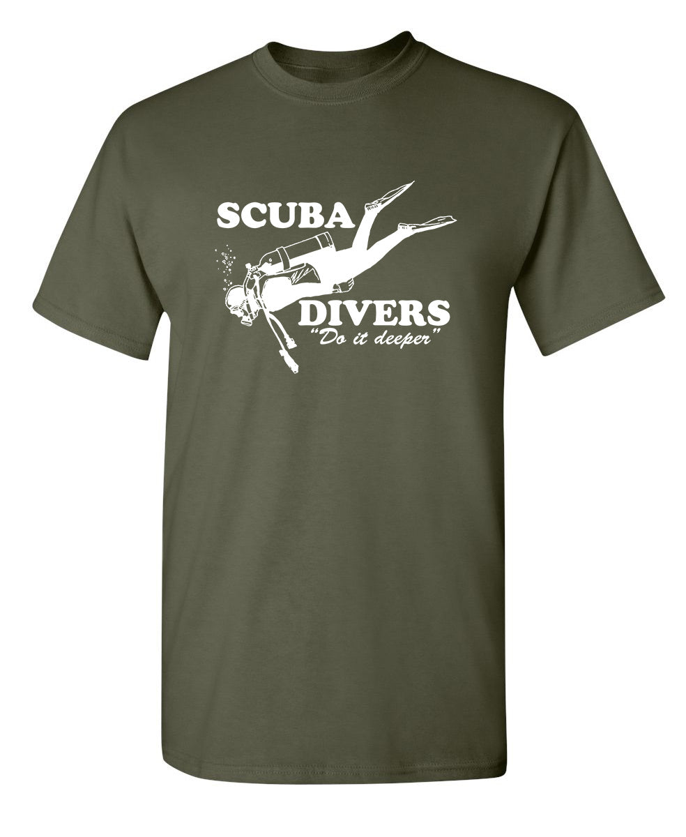 Scuba Divers Do It Deeper