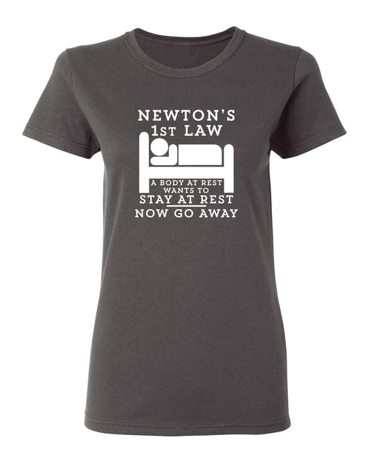 Newton's 1st Law A Body At Rest Wants To Stay At Rest. Now Go Away