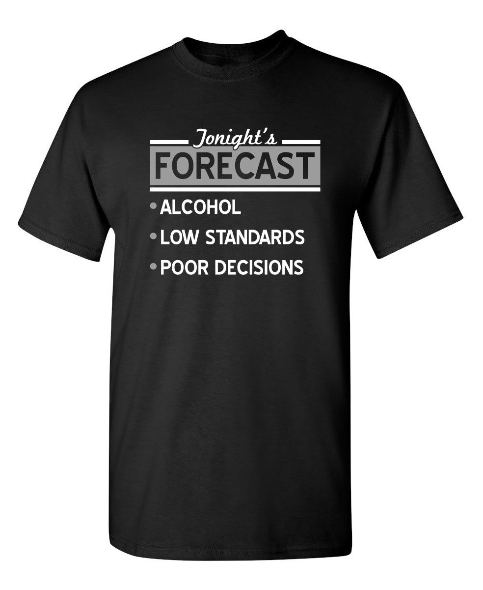 Tonight's Forecast Alcohol, Low Standards, Poor Decisions
