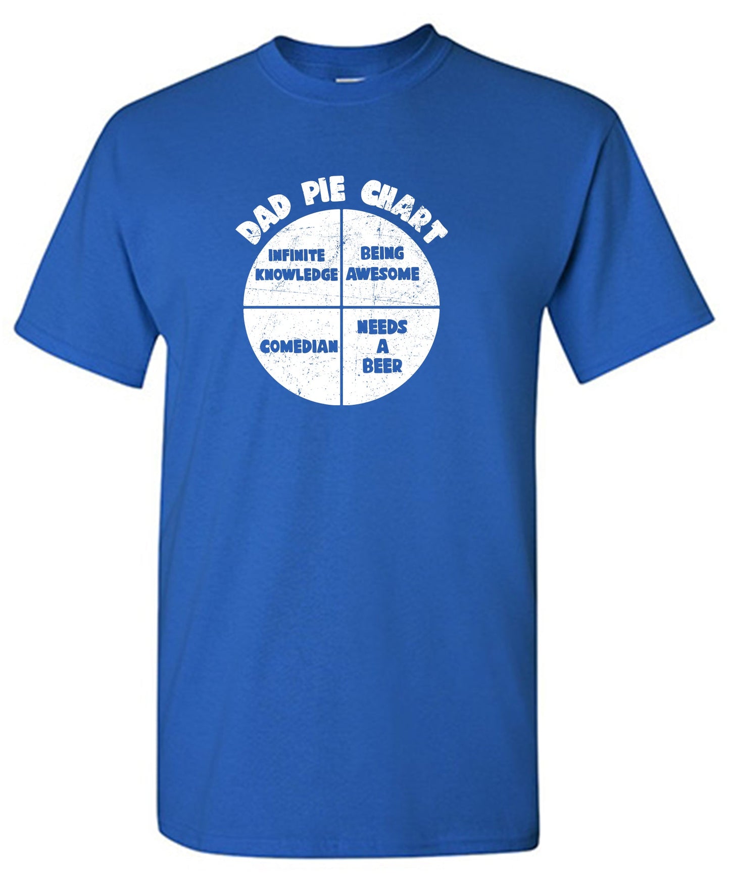 Dad Pie Chart Funny Tee