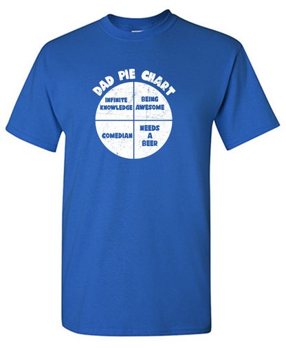Dad Pie Chart Funny Tee