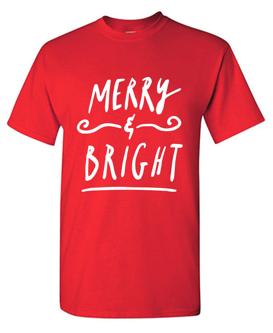 Merry and Bright Christmas Tee