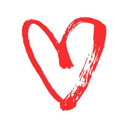 Heart Painted T Shirt
