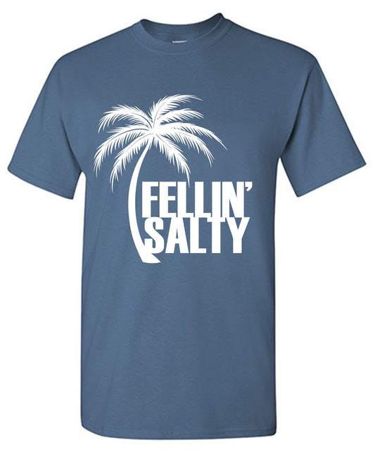 Palm Trees Design, Feeling Salty T Shirt