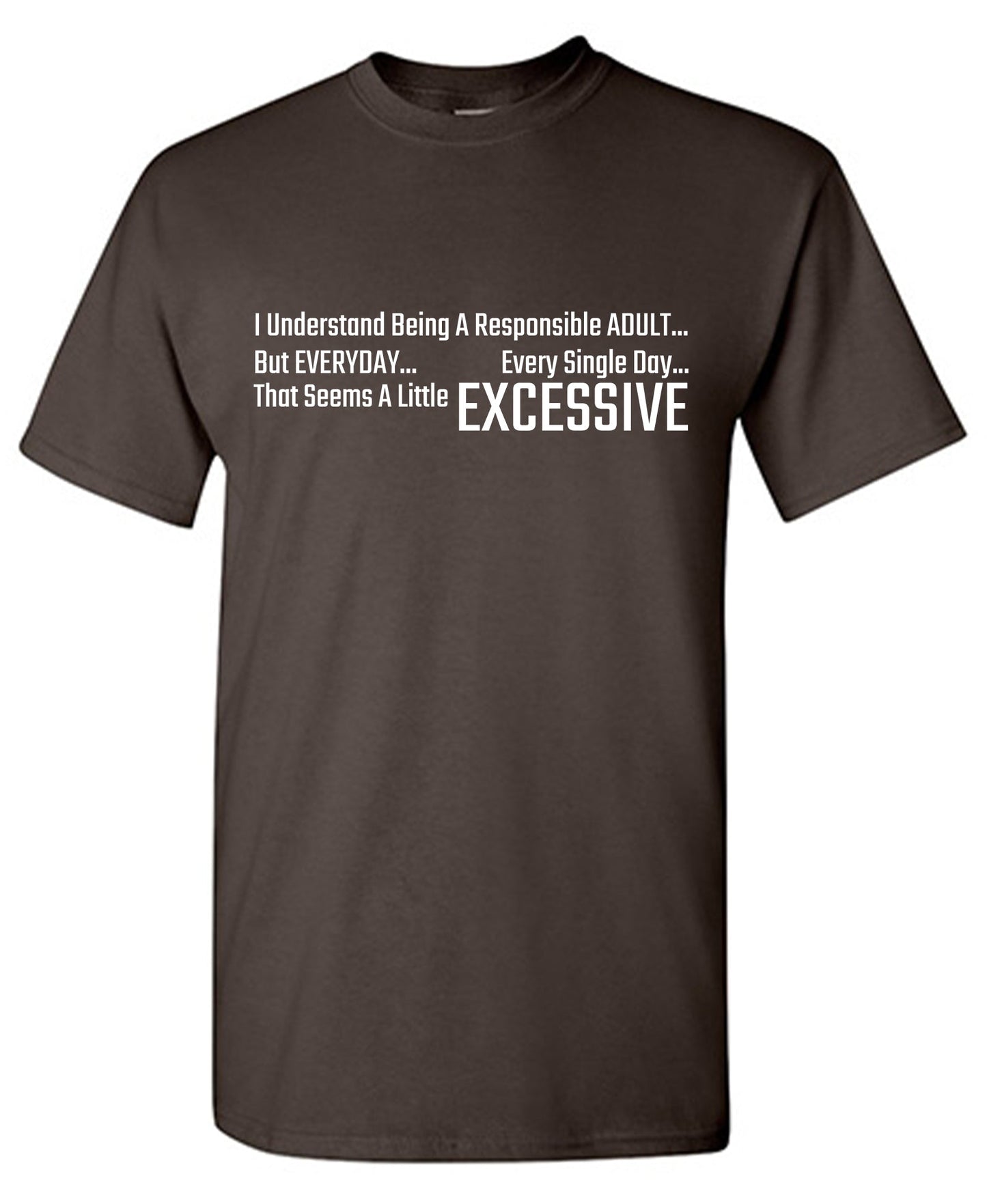 I Understand being a responsible ADULT Funny Shirts