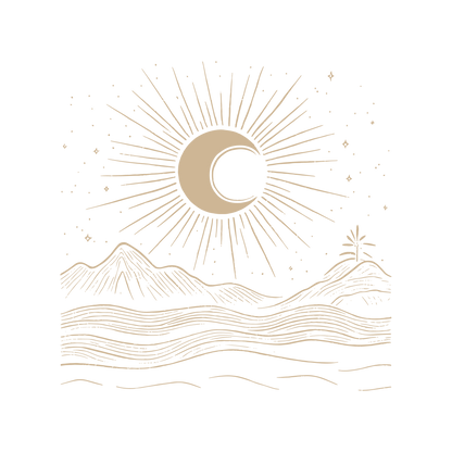 Moon Art Graphic Tee