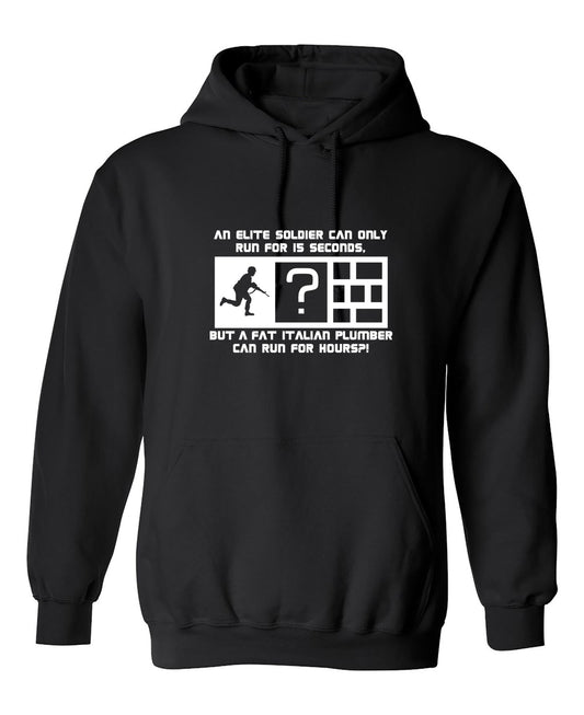 Funny T-Shirts design "An Elite Soldier Can Only Run For 15 Seconds"