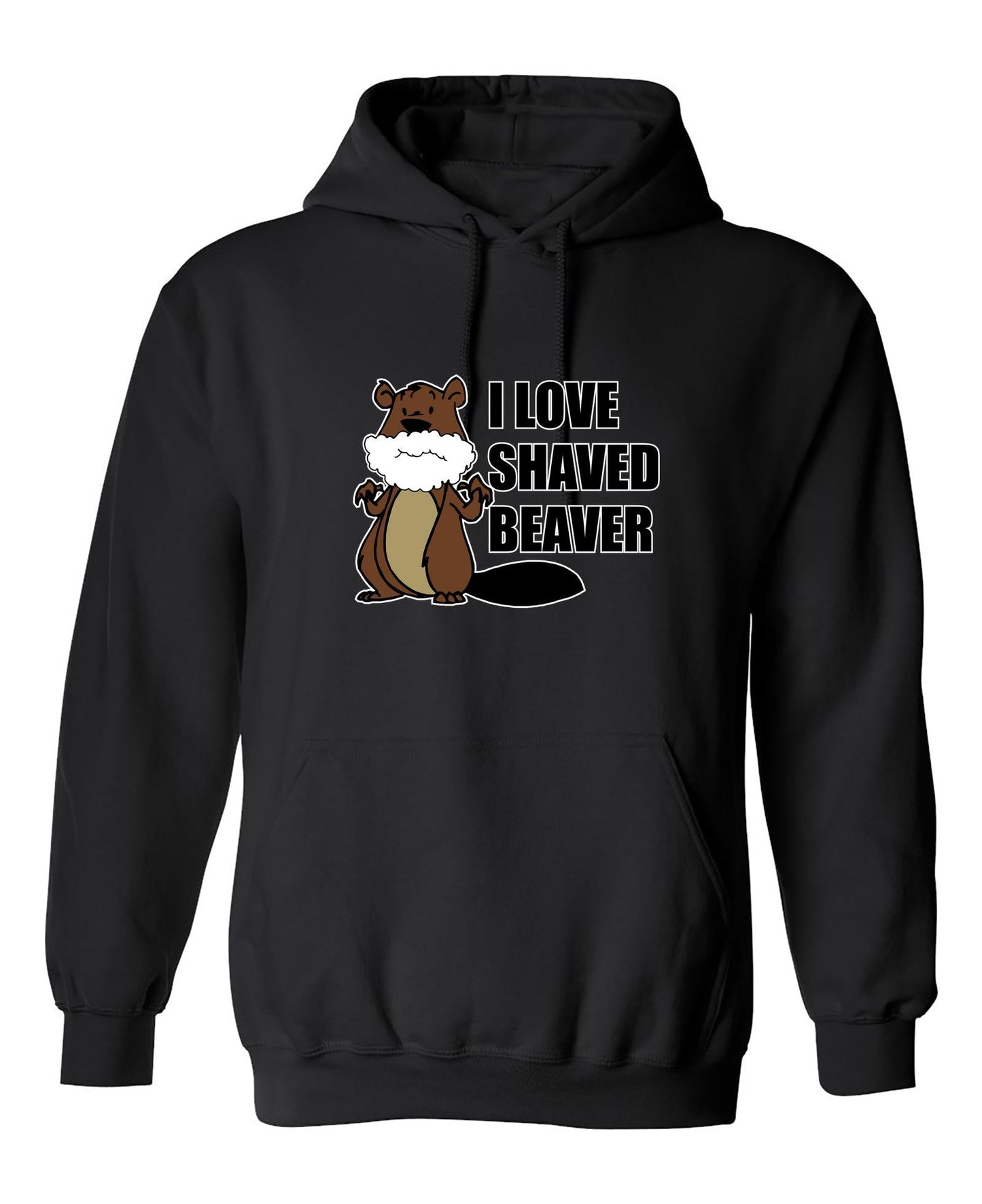 Funny T-Shirts design "I Love Shaved Beaver"