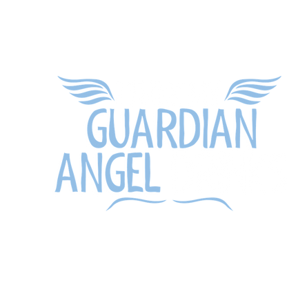 Funny T-Shirts design "I Think My Guardian Angel Drinks"