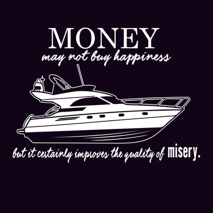 Money may not buy happiness