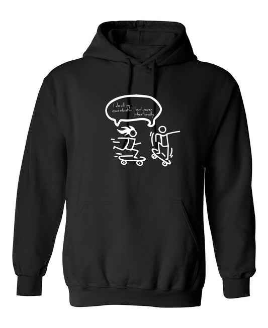 Funny T-Shirts design "I do all my own stunts"