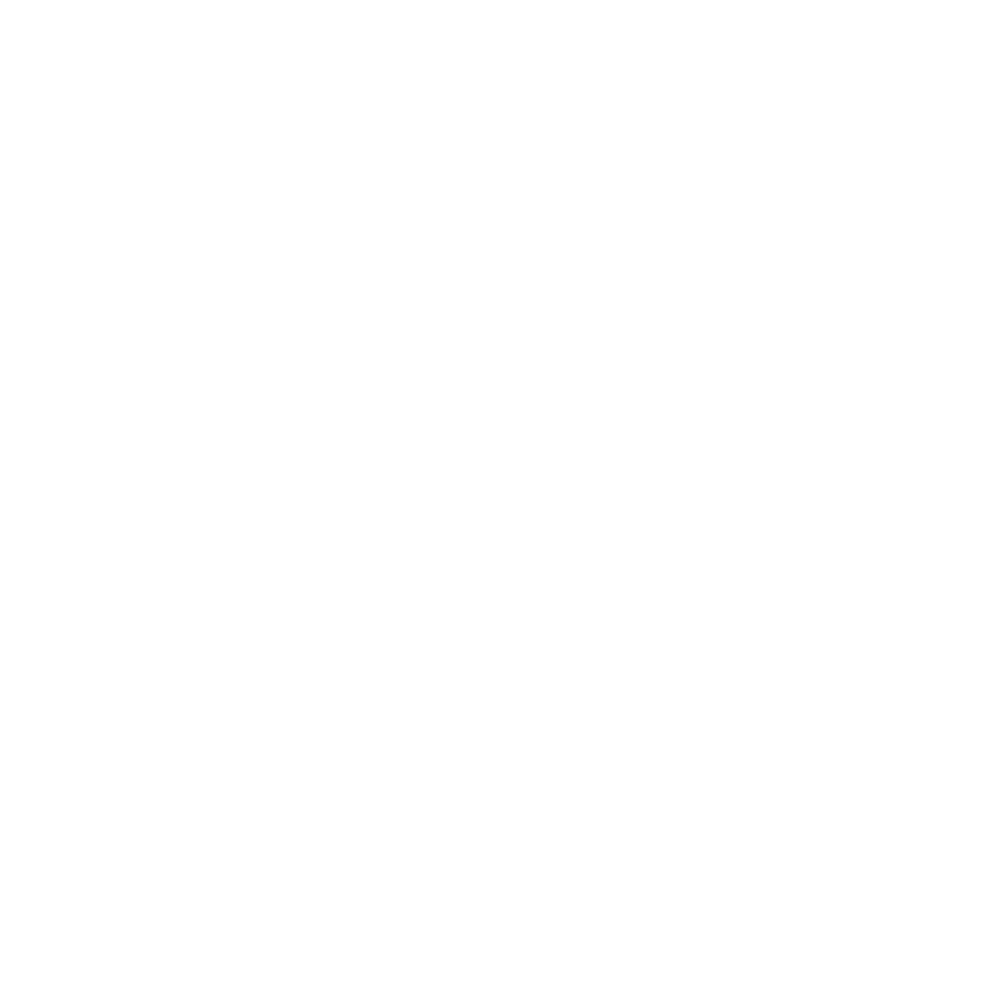 I hate golf nice shot I love golf