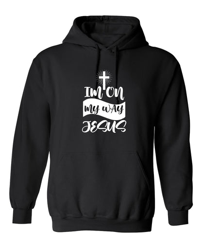 Funny T-Shirts design "Im On my Way Jesus"