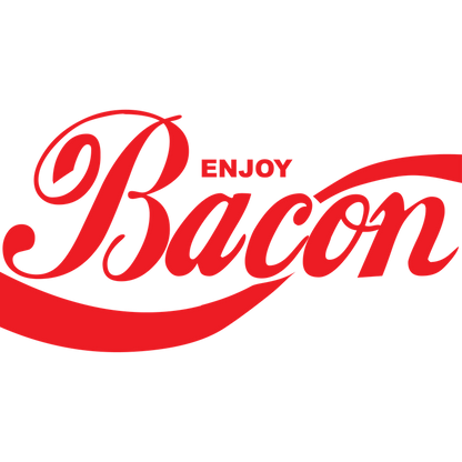 Funny T-Shirts design "Enjoy Bacon"