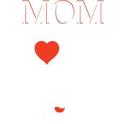 Funny T-Shirts design "Mom Powered By Love"