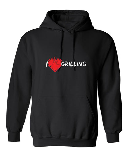 Funny T-Shirts design "I, Heart Grilling Graphic Tee"