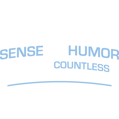 Funny T-Shirts design "My Sense Of Humor Earns Me Countless Uneasy Stares"