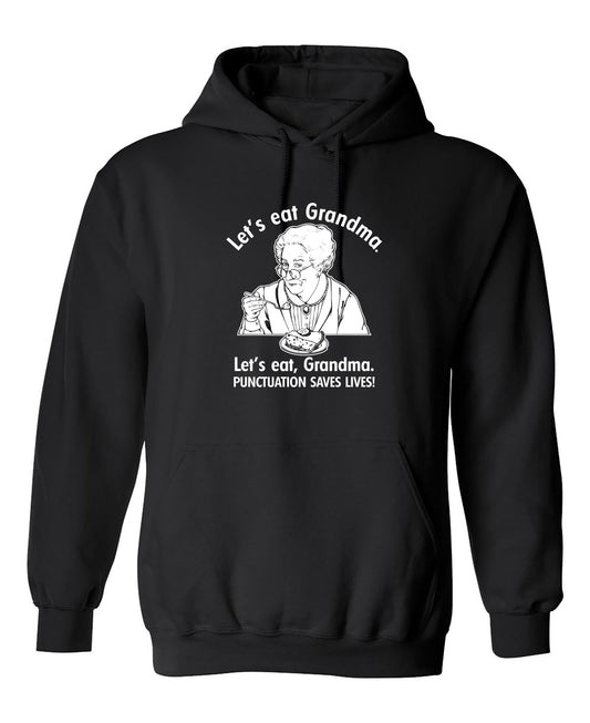 Funny T-Shirts design "Eat Grandma Punctuation Saves Lives"