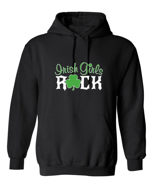 Funny T-Shirts design "Irish Girls Rock"